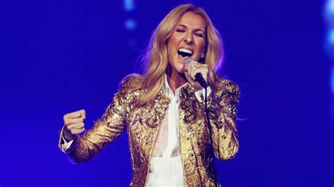 was celine dion singing live